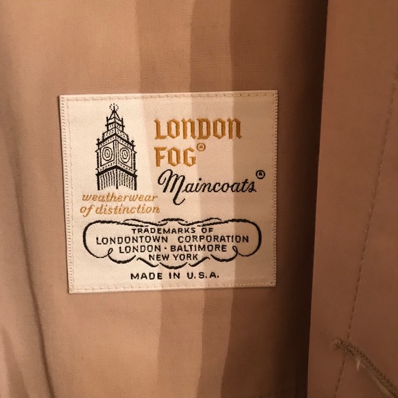 London Fog men’s raincoat. Great condition. - Picture 4 of 8